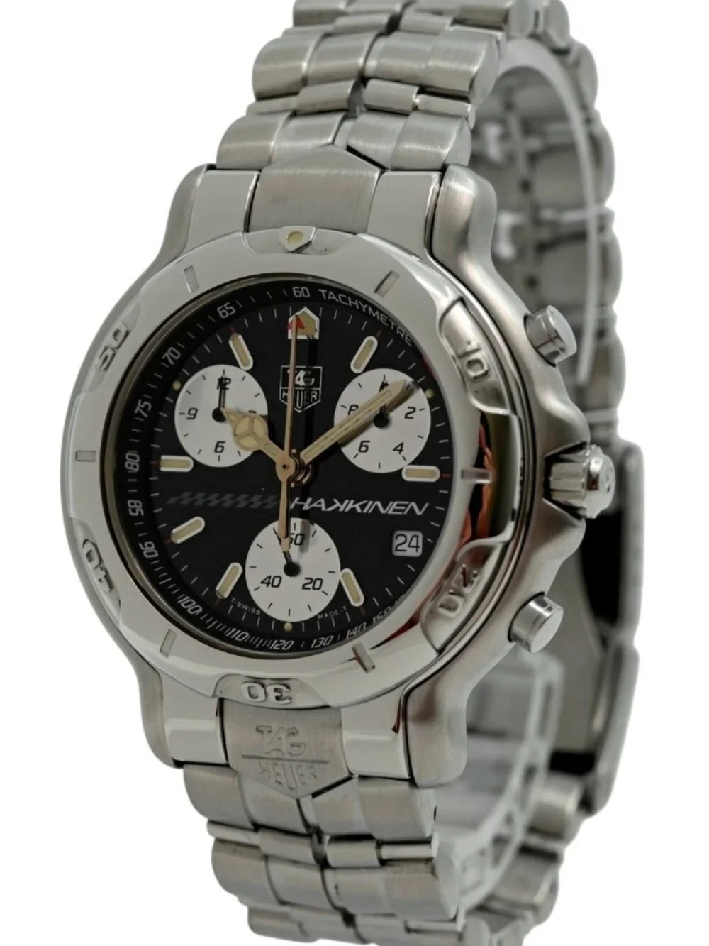 Tag Heuer 41mm Men's 6000 Series SS Limited Edition Hakkinen Watch! Ref: CH1114!